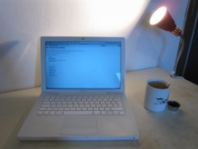 laptop on desk